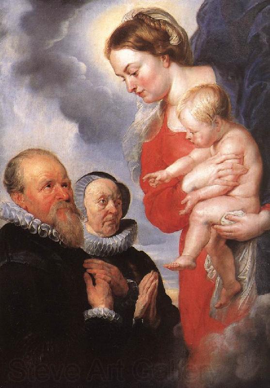 RUBENS, Pieter Pauwel Virgin and Child af Norge oil painting art